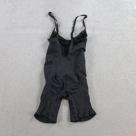 SKIMS Seamless Sculpt Mid Thigh Bodysuit Womens 2XL XXL Onyx Black Shapewear - Picture 4 of 8
